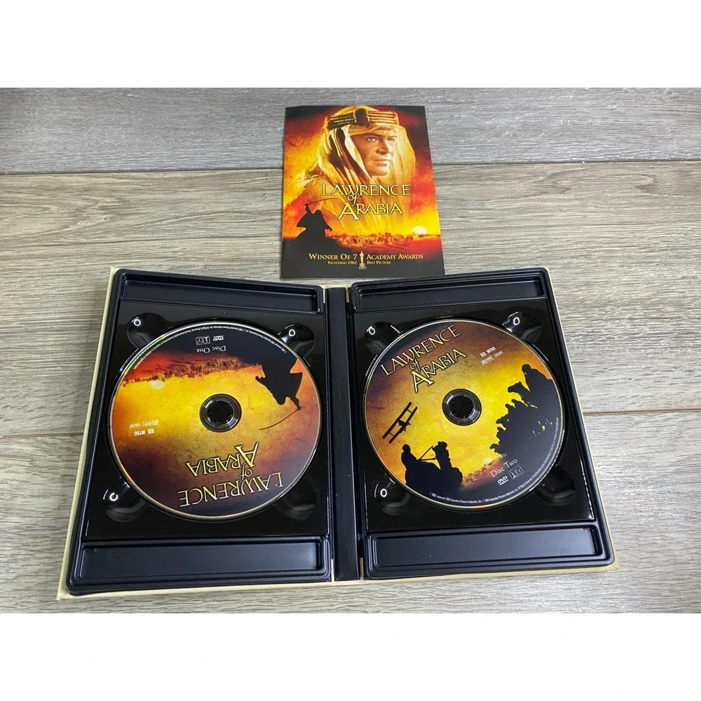 Lawrence‎ of Arabia DVD 2-Disc Collector Edition Linen Case Peter O'Toole 1962